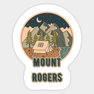 Mount Rogers Sticker